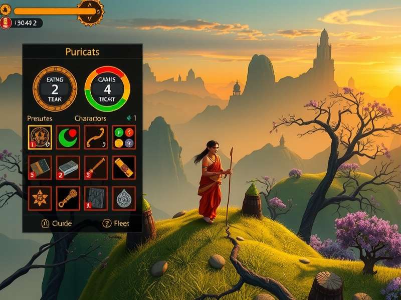 Fennel Dreamscape gameplay screenshot showing mystical landscapes